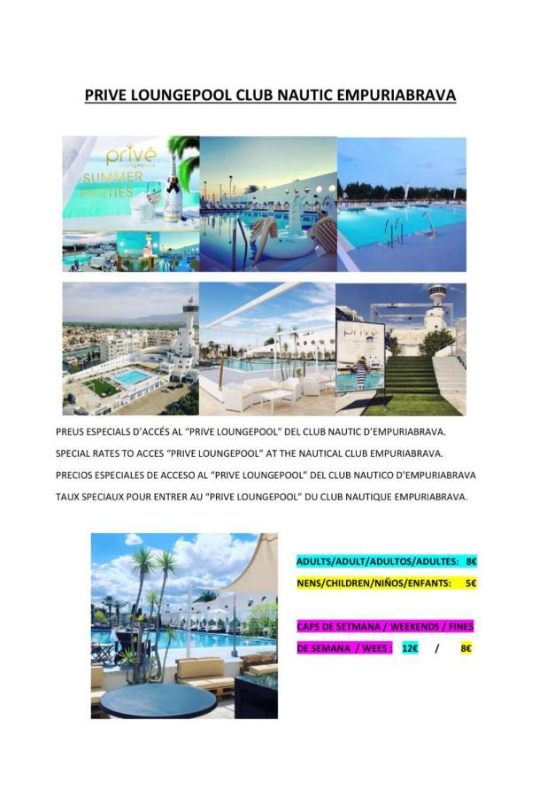 Empuria Beach D-Luxe Empuriabrava Exterior photo